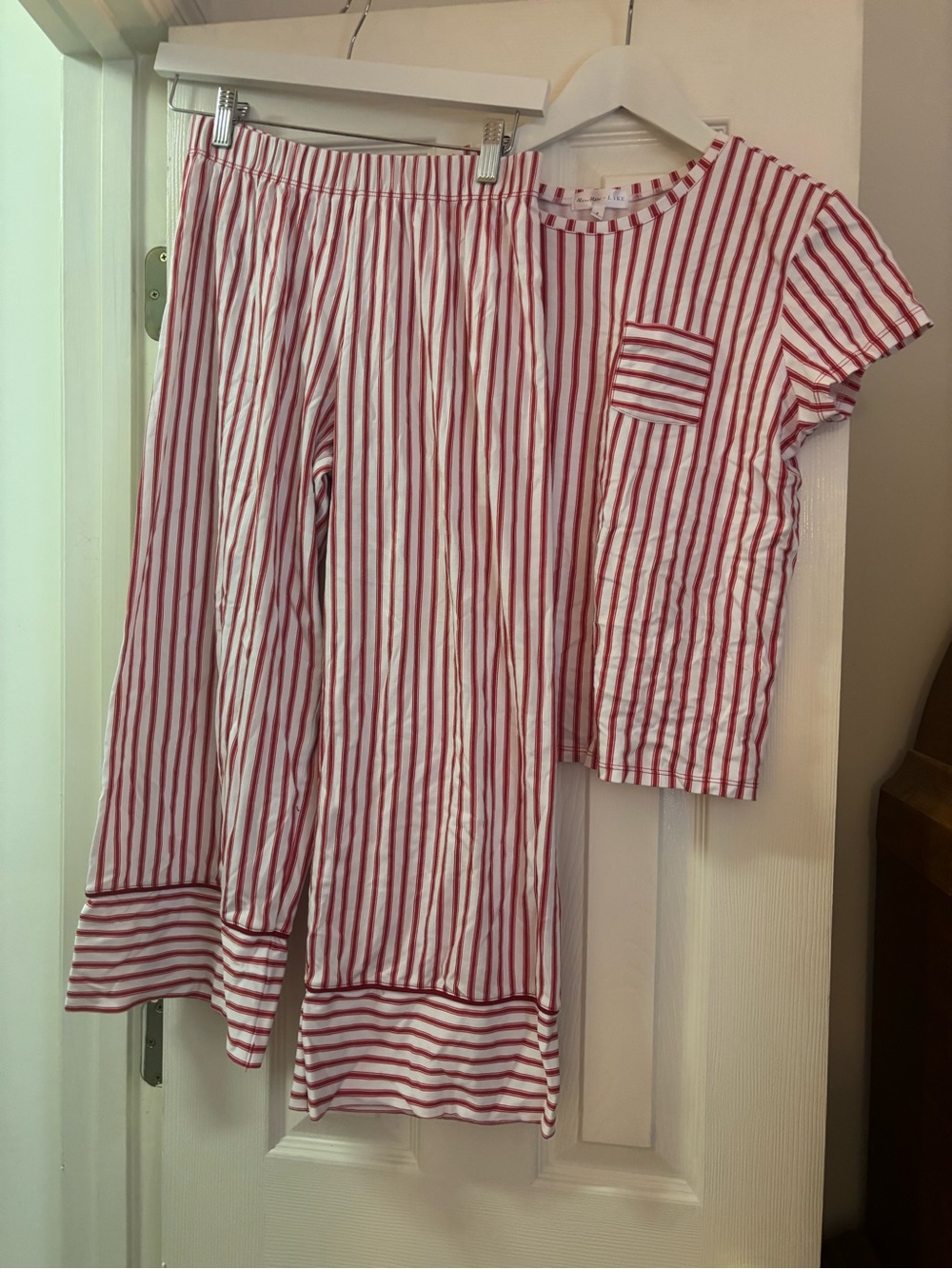Lake Pajamas x Meri Meri Women's Pajama Set - Short Sleeve Top & Long Pants